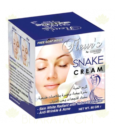 Crema Facial + Jabón Serpiente - Arrugas y Acné -  80 ml - Hemani