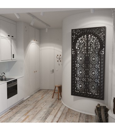 DELUXE Wood Mirror - 200 x 100 cm - Model SULTAN ALHAMBRA