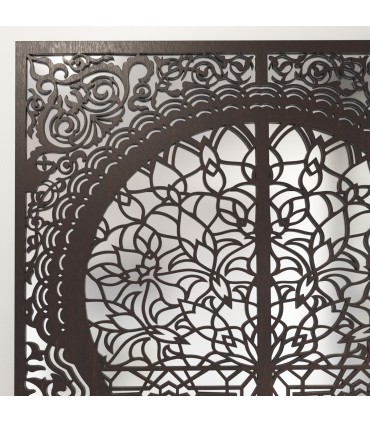 DELUXE Wood Mirror - 200 x 100 cm - Model SULTAN ALHAMBRA