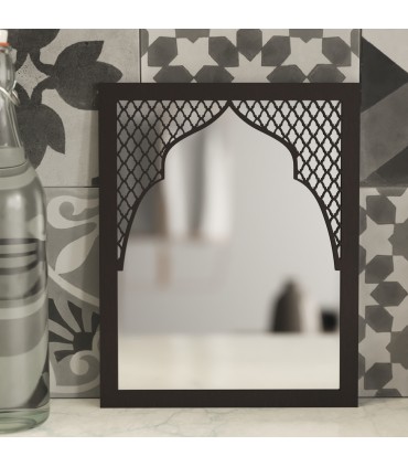 Arab Mirror - Laser Cut - Bab LOTUS Model -29 x 23 cm