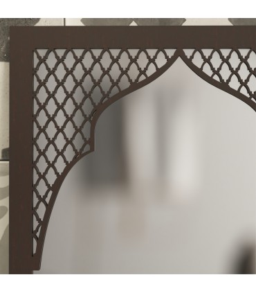 Miroir Arabe - Découpe Laser - Modèle Bab LOTUS - 29 x 23 cm