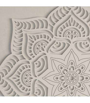 Mandala de Madeira - Decoração de Casa - Feng Shui