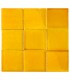 Carrelage marocain Zellige - 10 x 10 cm JAUNE MIEL