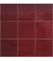Zellige marokkanische Fliese - 10 x 10 cm GARNET