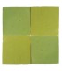 Azulejo Zellige Marrocos - 10 x 10 cm VERDE PISTACHE