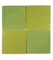 Zellige marokkanische Fliese - 10 x 10 cm PISTACHIO GREEN