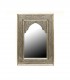 Arab Decoration Mirror - 60 x 40 cm - Carved Alpaca - Lotus Model