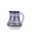Pichet Asilah - Céramique de Fès - Diamètre 14 cm - Peint à la main