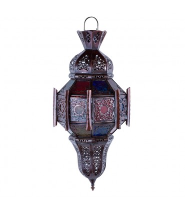 Lámpara Alcazaba - Calado Árabe - 36 cm -  Multicolor