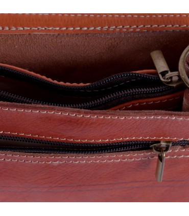 Men's Leather Wallet- 100% Natural - Leather Goods - Maktab Model