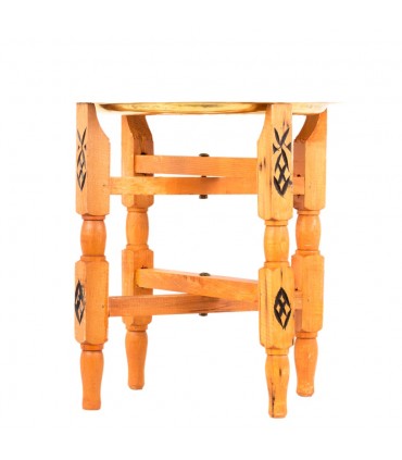 Beine Holz graviert Tee - klappbar - Lagerplätze 30-100 cm