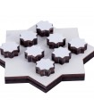Pack Estrella 12 cm  + 8 Mini estrellas 2 cm - Corte Por Láser