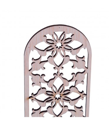 Celosía De Madera - Modelo Kuwa - 40 x 16 cm