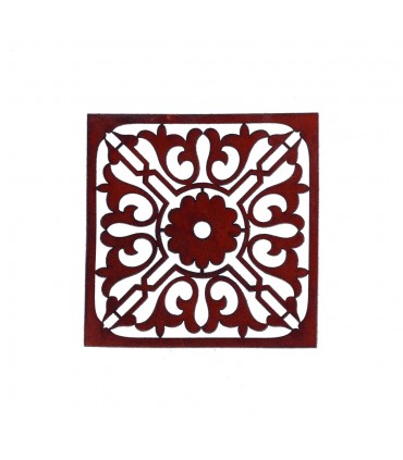 Leather Coasters - Geometric Motifs - 8.3 cm Diameter Assorted Models