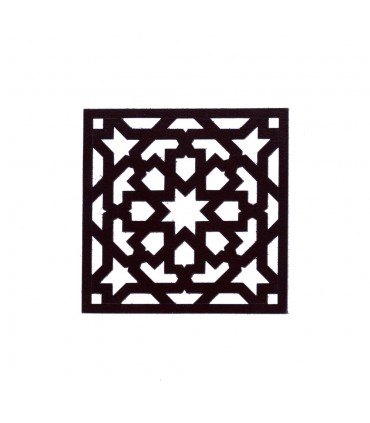 Leather Coasters - Geometric Motifs - 8.3 cm Diameter Assorted Models