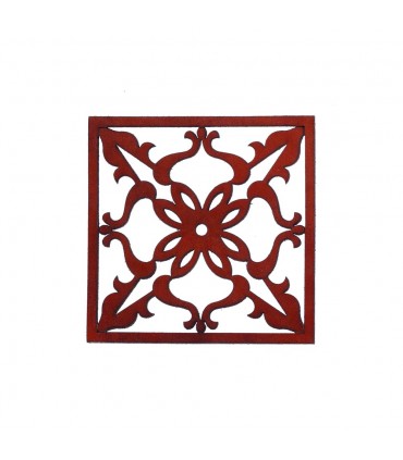 Leather Coasters - Geometric Motifs - 8.3 cm Diameter Assorted Models