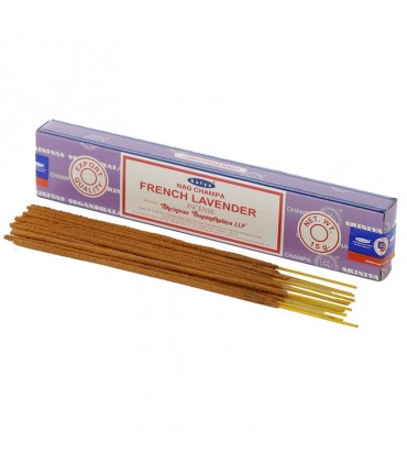 Bastoncini Di Incenso Lavanda Francese - Lavanda Francese - Nag Champa - Satya - 15gr