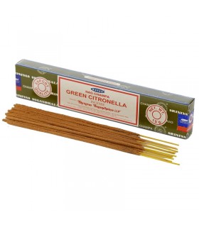 Incenso Varas Citronela Verde - Citronela Verde - Nag Champa - Satya - 15gr