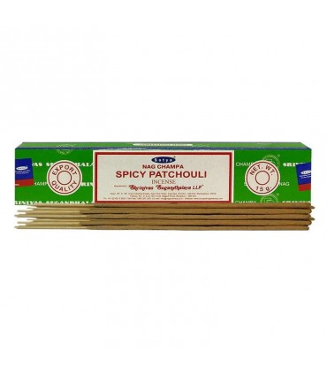 Incense Sticks Patchouli intense - Spicy Patchouli - Nag Champa - Satya - 15gr