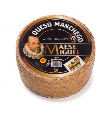 FORMAGGIO GRAN RESERVA INTERO 3 Kg. - Formaggio Manchego DOP MAESE MIGUEL