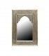 Arab Decoration Mirror - 80 x 60 cm - Carved Alpaca - Lotus Model