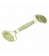 Rolo de Pedra Jade Lisa + Rugosa - Anti-rugas - Circulação Sanguínea - Massajador