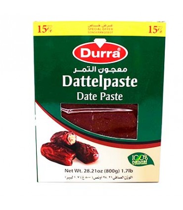 Pasta de Tâmaras - Marca Durra - Alta Qualidade e Sabor Intenso - 700gr