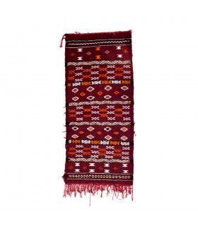 Tapisserie berbère en laine - Modèle Saguira - 88 x 41 cm