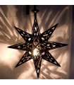 Étoiles ajourés de lampe fer - arabe - andalouse - nouveauté