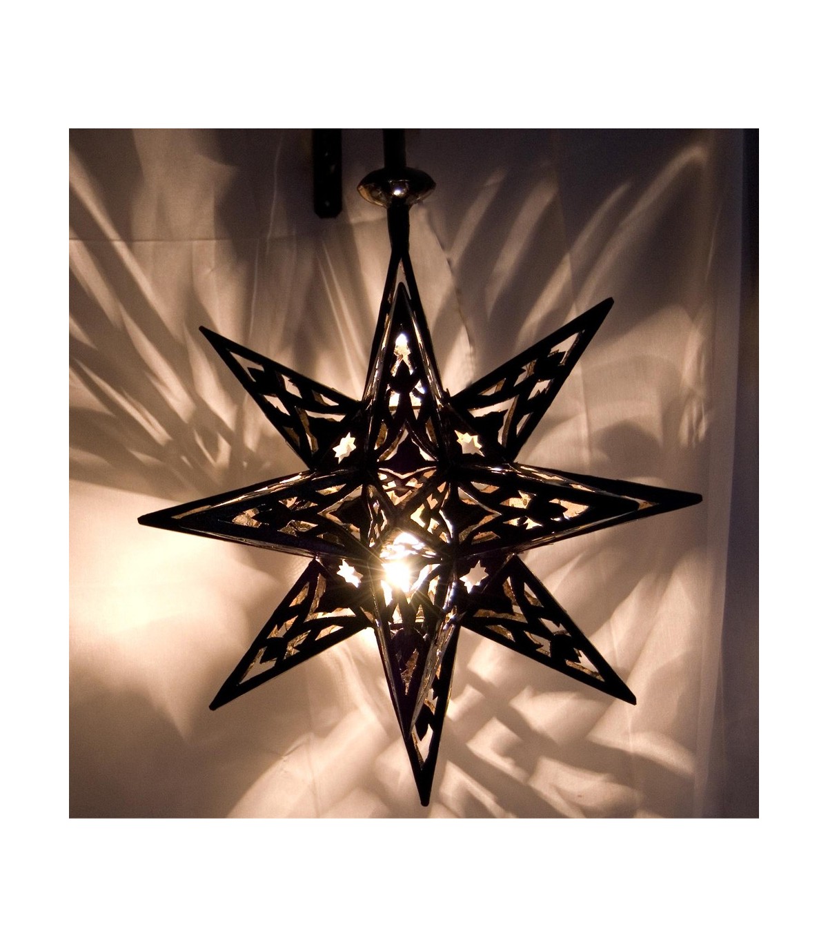 Sterne Lampe Eisen durchbrochene - arabisch - andalusischen