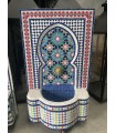 Fontaine Mosaïque 85 x 54 cm Maroc - Pièce Unique