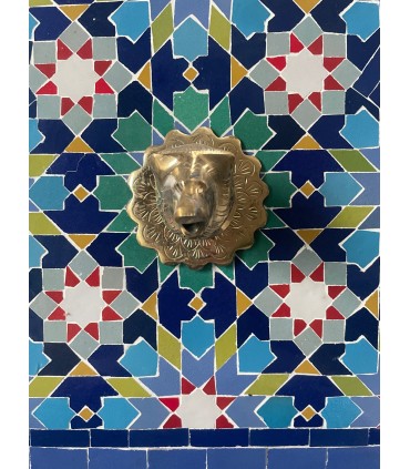 Fontaine Mosaïque 85 x 54 cm Maroc - Pièce Unique
