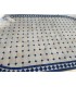 Mosaik Tisch - OVAL Blau - Fez Fliesen - SARKA MUSTATIL Modell