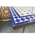 TARA Mesa de Mosaico - QUADRADA Azul - Azulejos Fez - OUTLET ATENÇÃO PRODUTO COM TARA