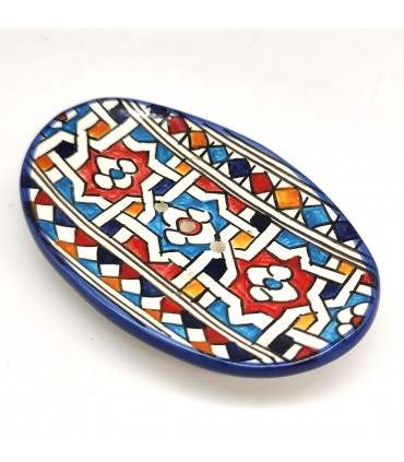 Saboneteira de cerâmica - Berber Design - Modelo Fez - 14 cm