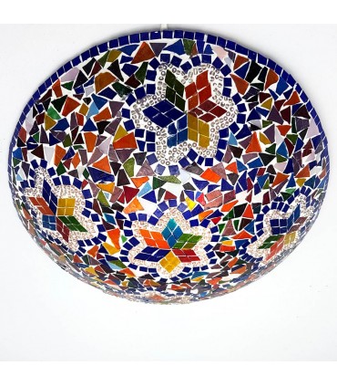 Plafond Appliquer ou turc - Verre de Murano -Mosaïque arabe-50cm