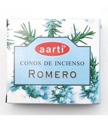 Incenso Coni Aromatici Rosmarino - Aarti - 12 Coni