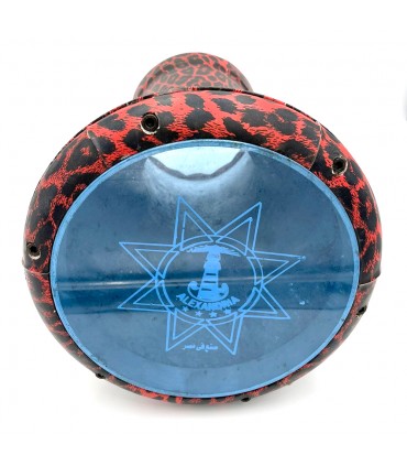Darbuka Alejandría + Cover + Ersatzpatch - Modell RED LEOPARD