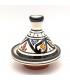 Mini étagère à épices décorée Tajin - Artisanat ASFI - Modèle TANGER