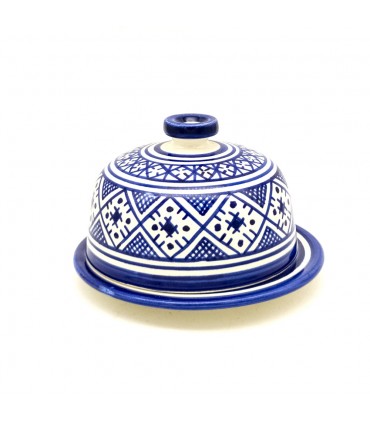 Fez Ceramic Bonbonniere - Hand Painted - SAGUIR Model