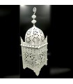 Lampadaire Arabe Jardin Blanc Décoration Marocaine - 60cm
