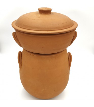 Marokkanischer Couscous in Ton ohne Emaille - Suksu-Modell