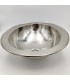Bacia de Latão Metálico Árabe Niquelado - Decoração Andaluza - Modelo Matli