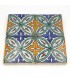 Azulejo Andaluz - Mosaico Nazari - 10 cm - Feito à Mão - Modelo 76