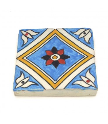 Azulejo Andaluz - Mosaico Nazari - 10 cm - Feito à Mão - Modelo 79