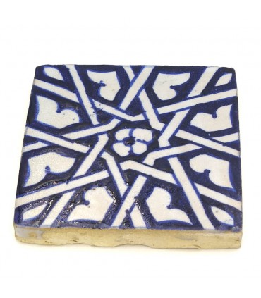 Azulejo Andalusí - Mosaico Nazari - 10 cm - Artesanal - Modelo 83