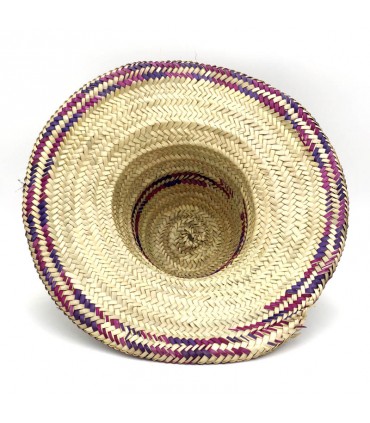 Casquette / Chapeau Palmito - Artisanat Marocain - Modèle Fallah