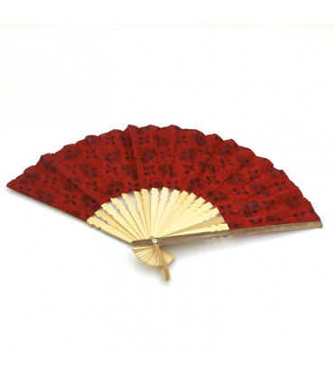 Fan Dyed Cotton Fabric and Bamboo - Asian Crafts - Model Albanda