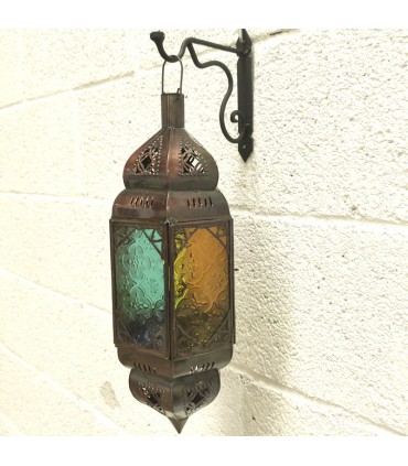 Candeeiro de Lanterna para Teto - Decoração Andaluza - Modelo Kasr Saguir