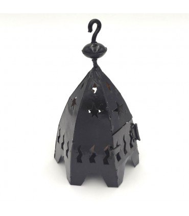 Lanterna Ferro hexagonal para Mini vela - criar Calada - 19 cent